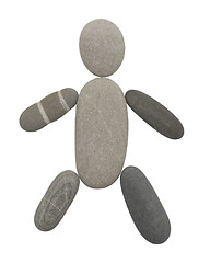 Image showing pebble man