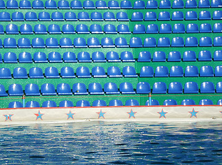 Image showing pool and seats