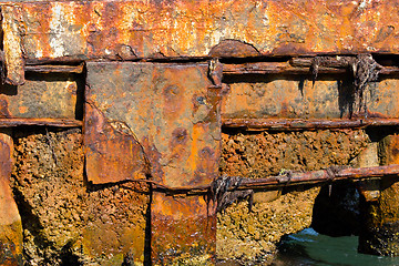 Image showing rusty wall