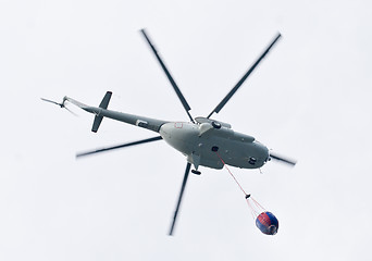 Image showing fire helicopter