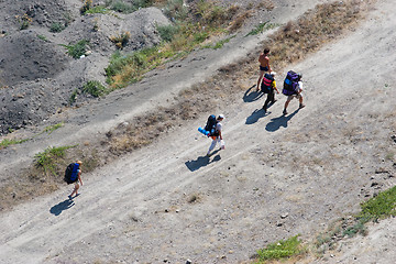 Image showing hiking