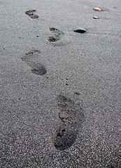 Image showing footprints