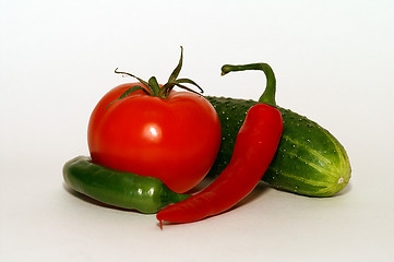 Image showing Vegetables still life