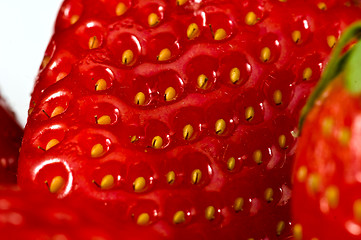 Image showing Strawberry macro