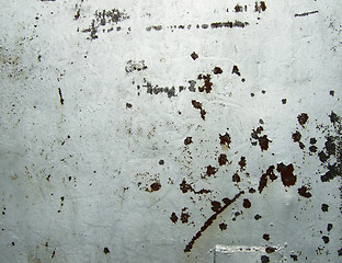 Image showing dirty rusty wall