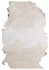 Image showing old burnt blank