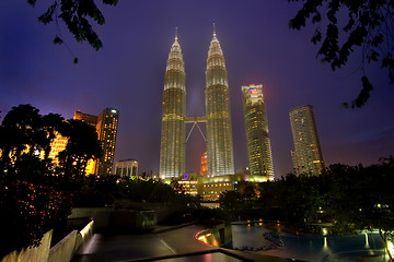 Image showing Petronas twin towers