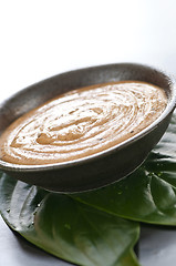 Image showing Green tea scrub