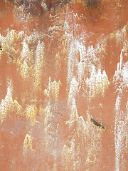 Image showing old rusty wall