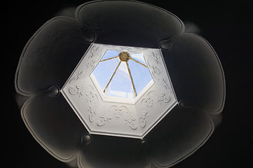 Image showing Decorated skylight