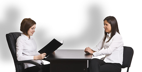 Image showing Business interview