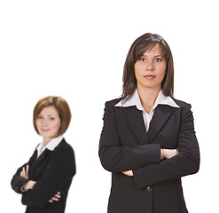 Image showing Two confident businesswomen