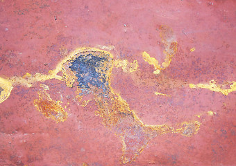 Image showing rusty metallic surface 