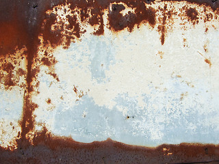 Image showing rusty frame