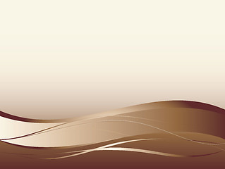 Image showing Background with abstract smooth lines