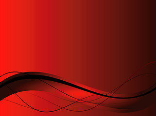 Image showing Background with abstract smooth lines