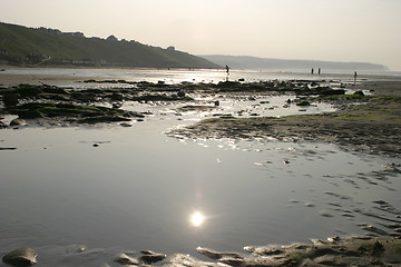 Image showing Beach at Sunset