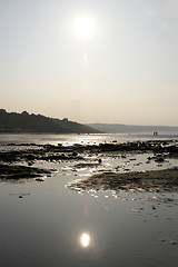 Image showing Beach at Sunset