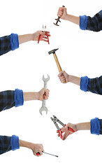 Image showing hand and tool 