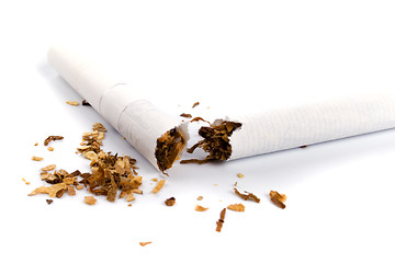 Image showing broken cigarette