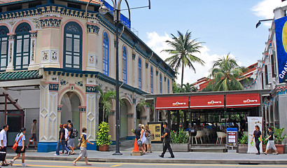 Image showing street szene in Singapore