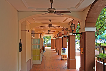 Image showing street szene in Singapore