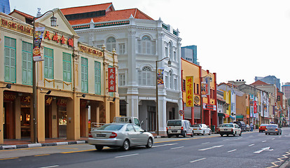 Image showing street szene in Singapore