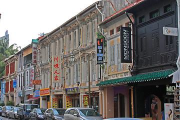 Image showing street szene in Singapore