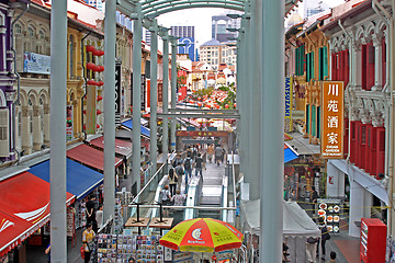 Image showing street szene in Singapore