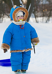 Image showing winter baby