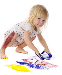 Image showing little painter