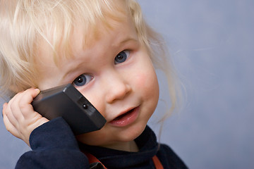 Image showing girl with phone