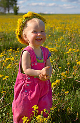 Image showing dandelion happiness