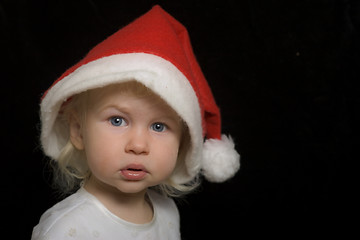 Image showing funny little Santa