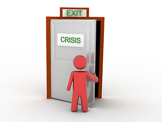 Image showing Escape from crisis