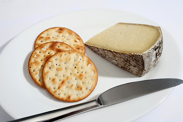 Image showing Cheese and biscuits