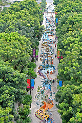 Image showing Merlion path - Isle Sentosa, Singapore