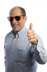 Image showing man with thumbs up sign