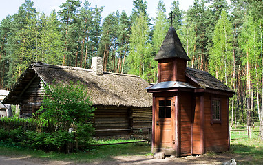 Image showing Tiny wooden church