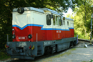 Image showing Children s railroad - Budapest