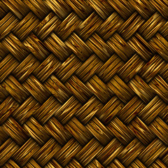 Image showing woven wicker basket