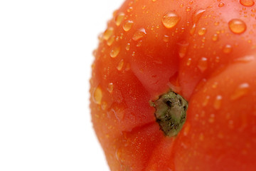 Image showing tomato with water droplets