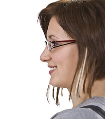 Image showing Profile of a woman