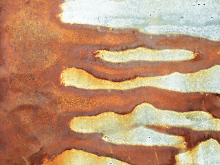 Image showing rusty metallic surface 