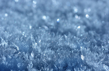 Image showing Ice crystal background