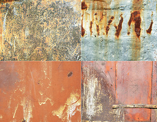 Image showing rusty metallic surfaces