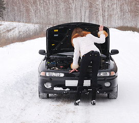 Image showing broken car