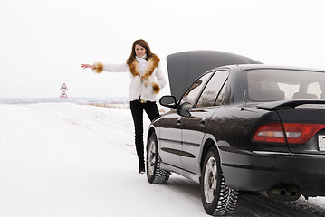 Image showing broken car