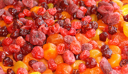 Image showing Dried fruits and berries