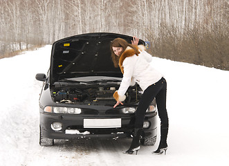 Image showing broken car